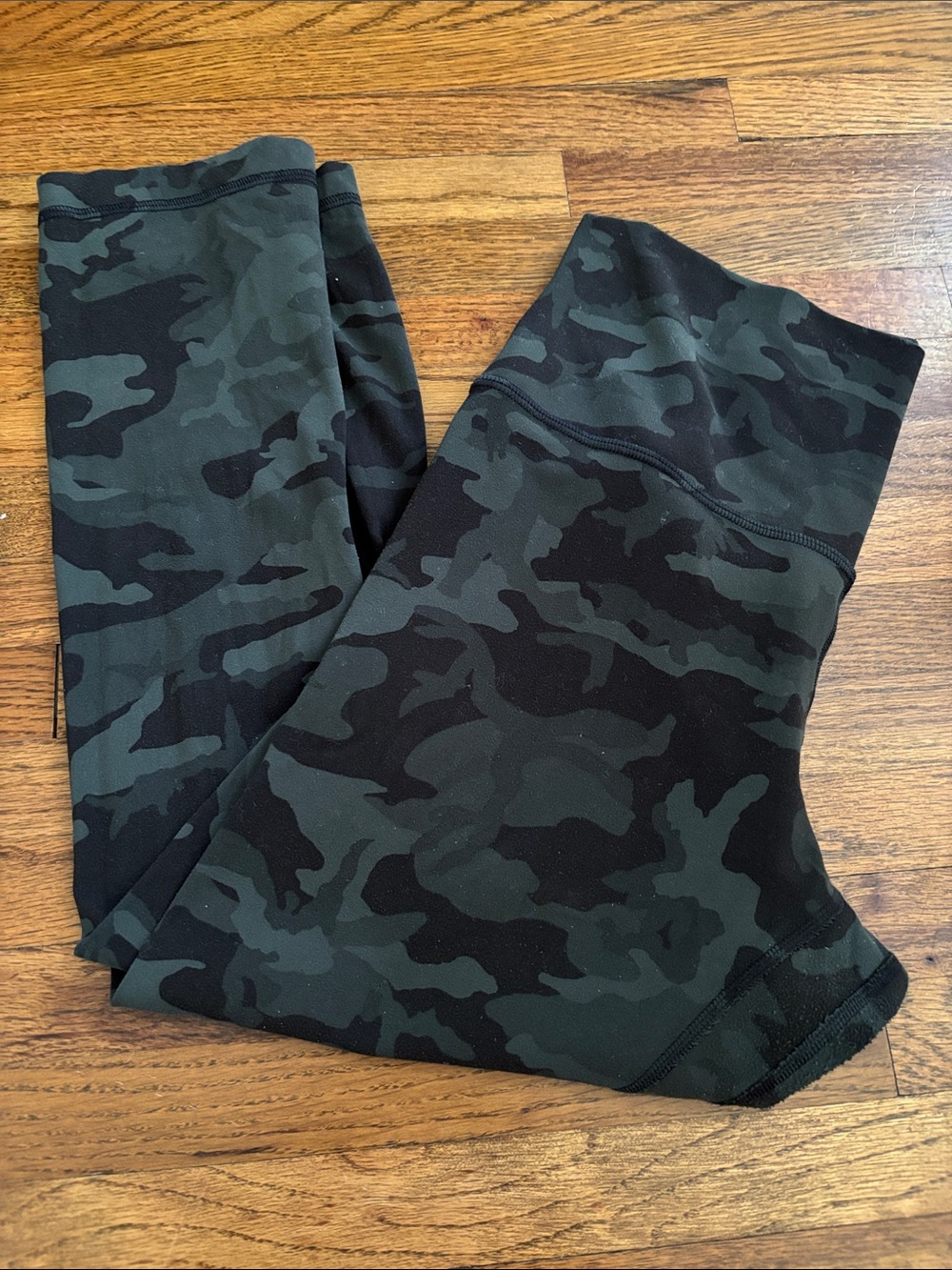 lululemon athletica Align crop leggings green camo
